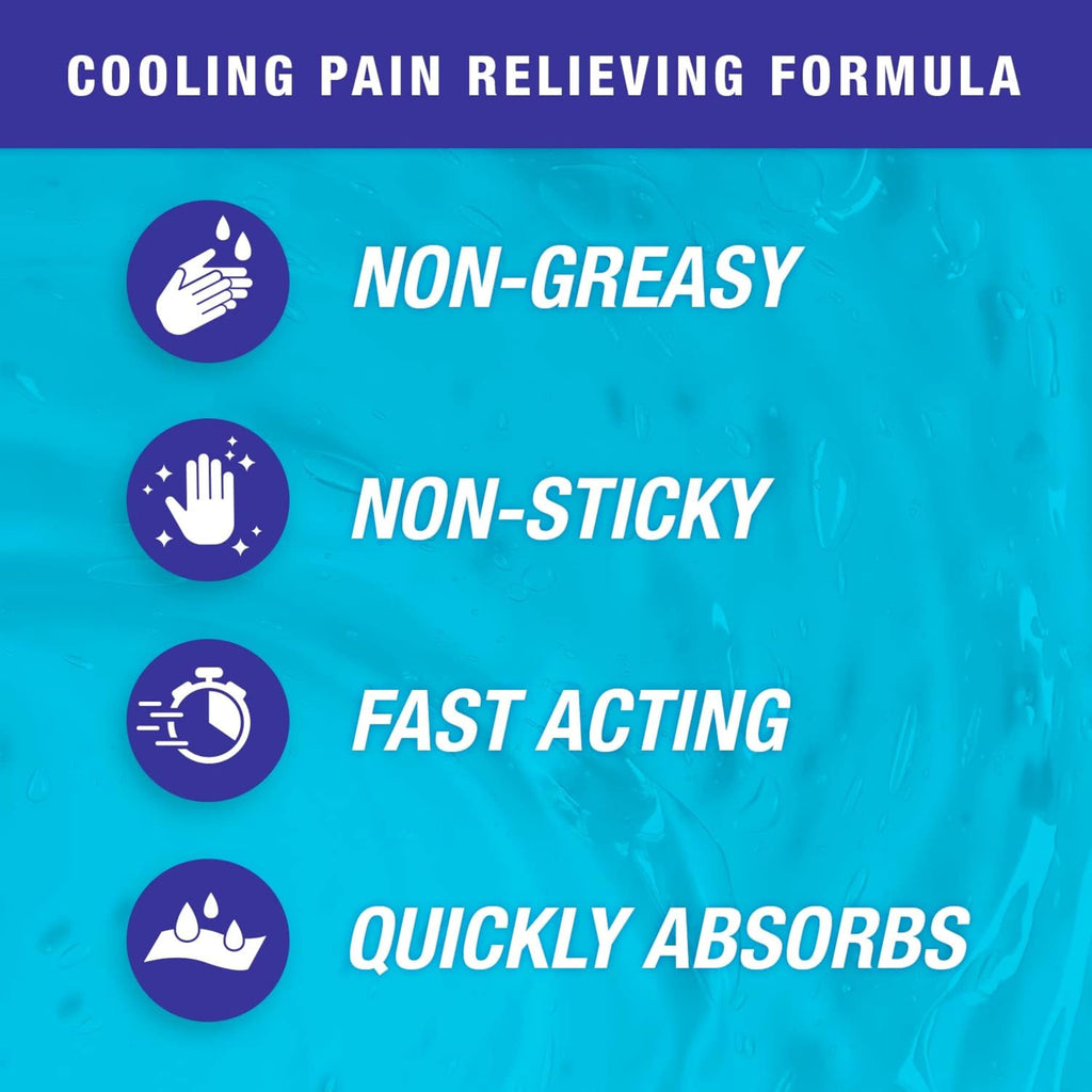 Blue Goo Pain Relieving Gel – Relief for Back, Neck, Muscle and Joint Pain, Fast-Acting Cooling and Soothing Relief with 100% Pure Emu Oil, 4 oz (1 Pack) Blue Goo Au supplements