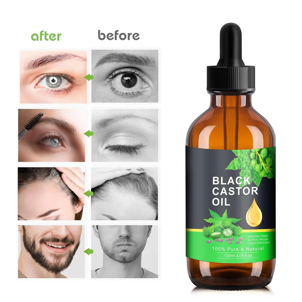 PAVAROP Jamaican Black Castor Oil, Organic Black Castor Oil Cold Pressed in Glass Bottle PAVAROP Au supplements