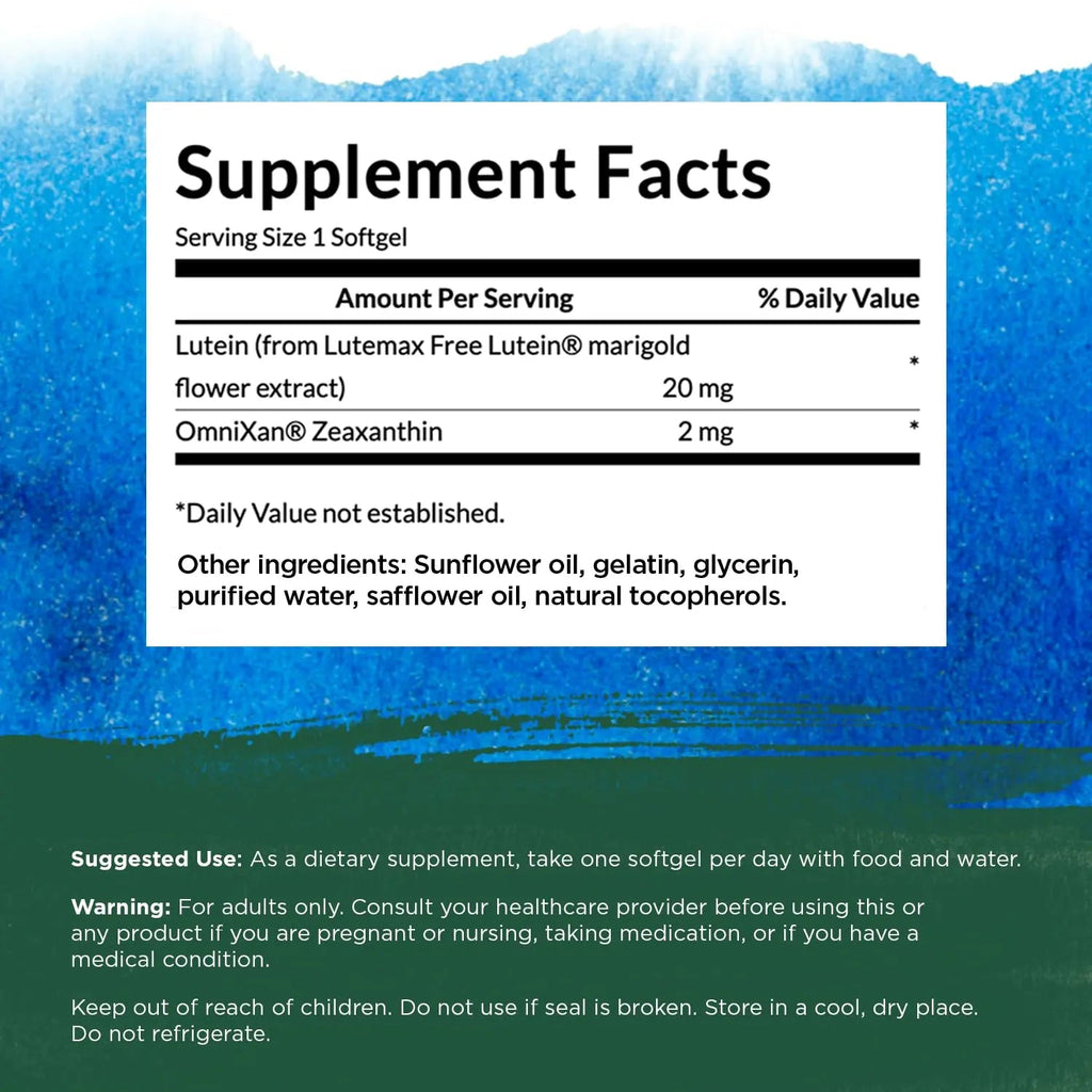 Swanson Synergistic Eye Health - Lutein and Zeaxanthin Supplement Swanson Au supplements