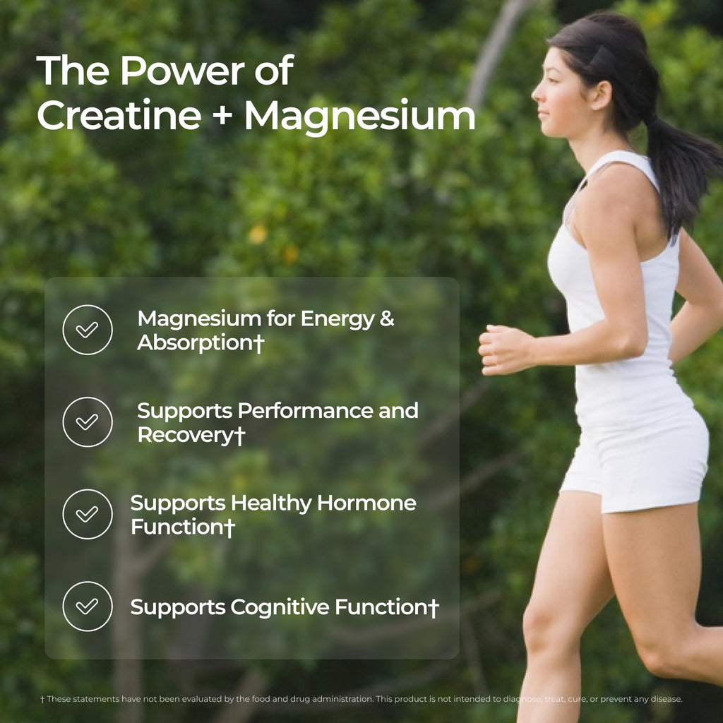 Livingood Daily Creatine + Magnesium Powder, Unflavored | 5g Micronized Creatine Monohydrate with Magnesium for Energy, Muscle Recovery & Performance | 30 Servings Livingood Daily Au supplements