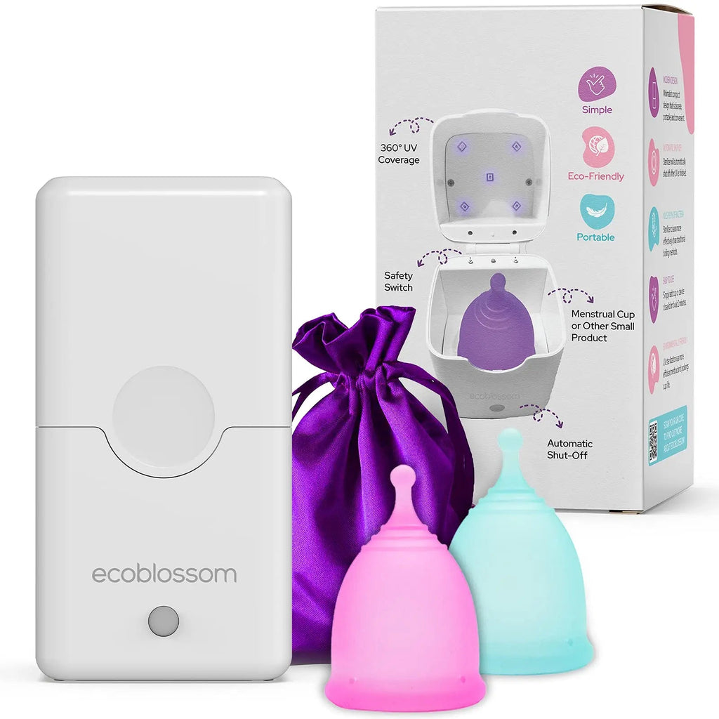 Ecoblossom Menstrual Cup Sterilizer - Modern Menstrual Cup Cleaner Unscented Sanitizer EcoBlossom Au supplements