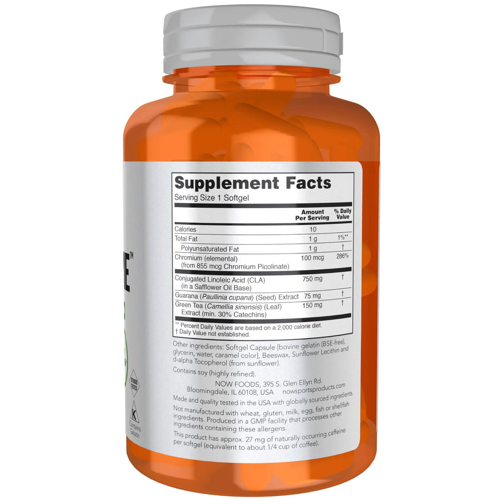 NOW Sports Nutrition, CLA Extreme™ (Conjugated Linoleic Acid) With Guarana & Green Tea NOW Au supplements