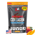PhysiVantage Supercharged Collagen Peptides Powder - Hydrolyzed Collagen for Joint, Tendon, Ligament, & Skin Health Support - Peach Mango, Keto, Paleo, 16oz | Enhanced with Vitamin C, BCAAs, Grass-Fed PhysiVantage Au supplements