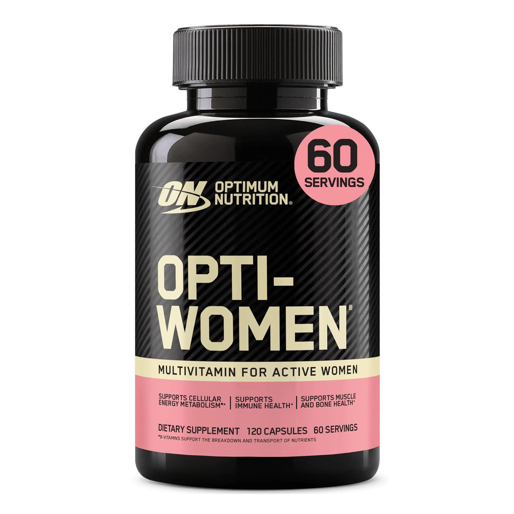 Optimum Nutrition Opti-Women, Vitamin C, Zinc and Vitamin D for Immune Support Womens Daily Multivitamin Supplement with Iron, Capsules, 120 Count Optimum Nutrition Au supplements