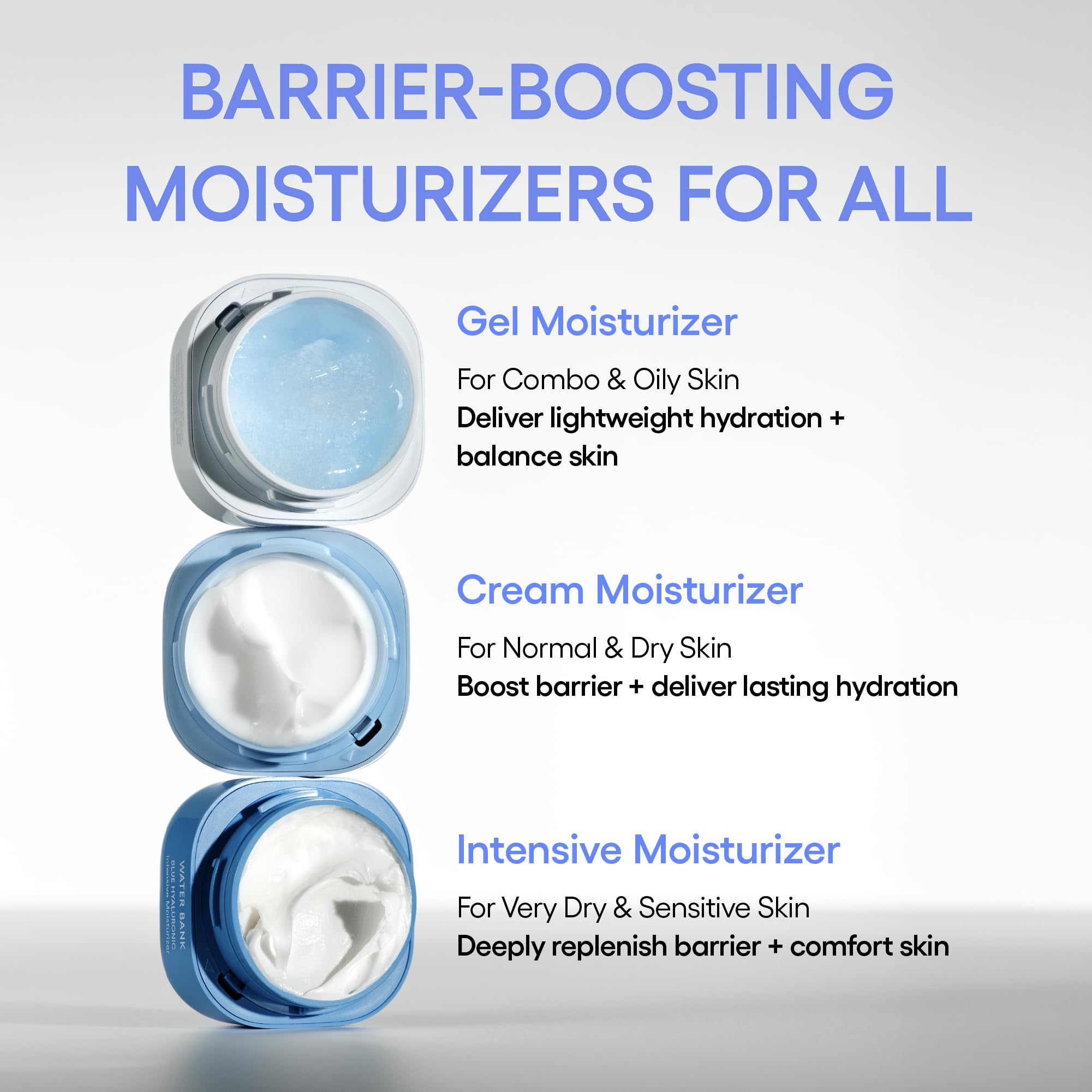 LANEIGE Water Bank Blue Hyaluronic Cream Moisturizer: Hydrating Korean Face Cream with Squalane & Ceramide