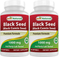 Best Naturals 2 Packs Black Seed Oil Capsules 1000 mg (Non-GMO) Nigella Sativa Best Naturals Au supplements