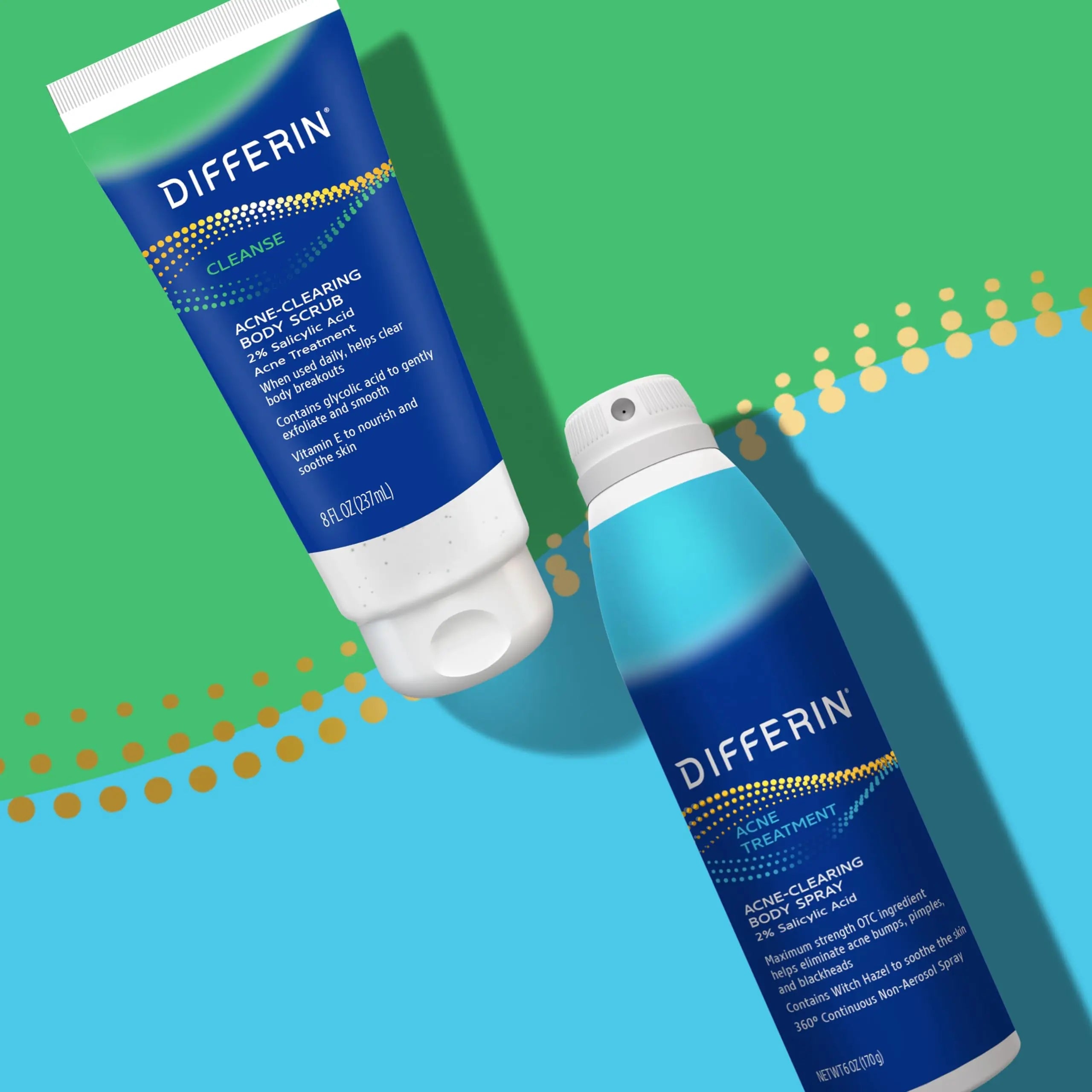 Differin Body Scrub with Salicylic Acid Acne Clearing Improves Tone and Texture Prone Skin Differin Au supplements