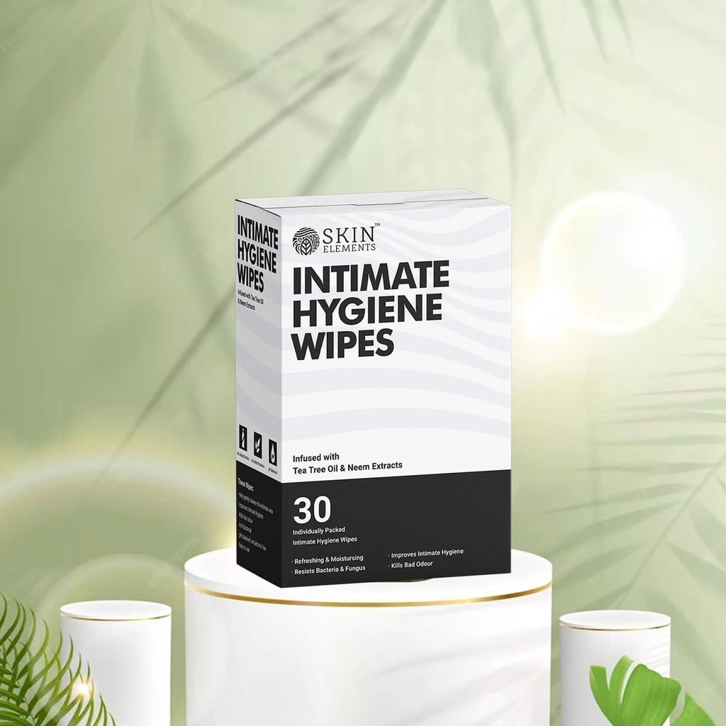 Skin Elements Intimate Hygiene Wipes | pH Balanced Wipes with Tea Tree Oil | Avoids Itching and Bad Odor Skin Elements Au supplements