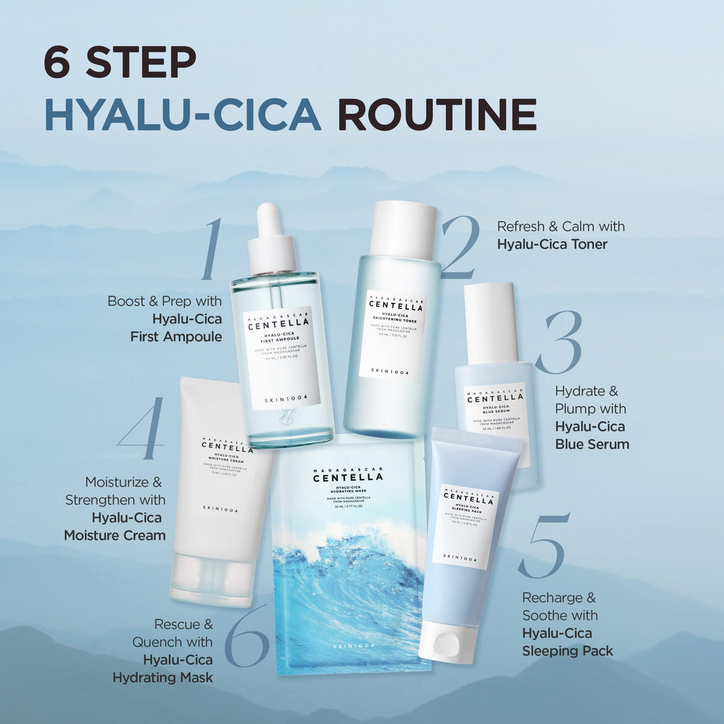 SKIN1004 Hyalu-Cica Moisture Cream, Face Moisturizer with Hyaluronic Acid, Centella Cream for Deep Hydration, Lightweight Nourishing