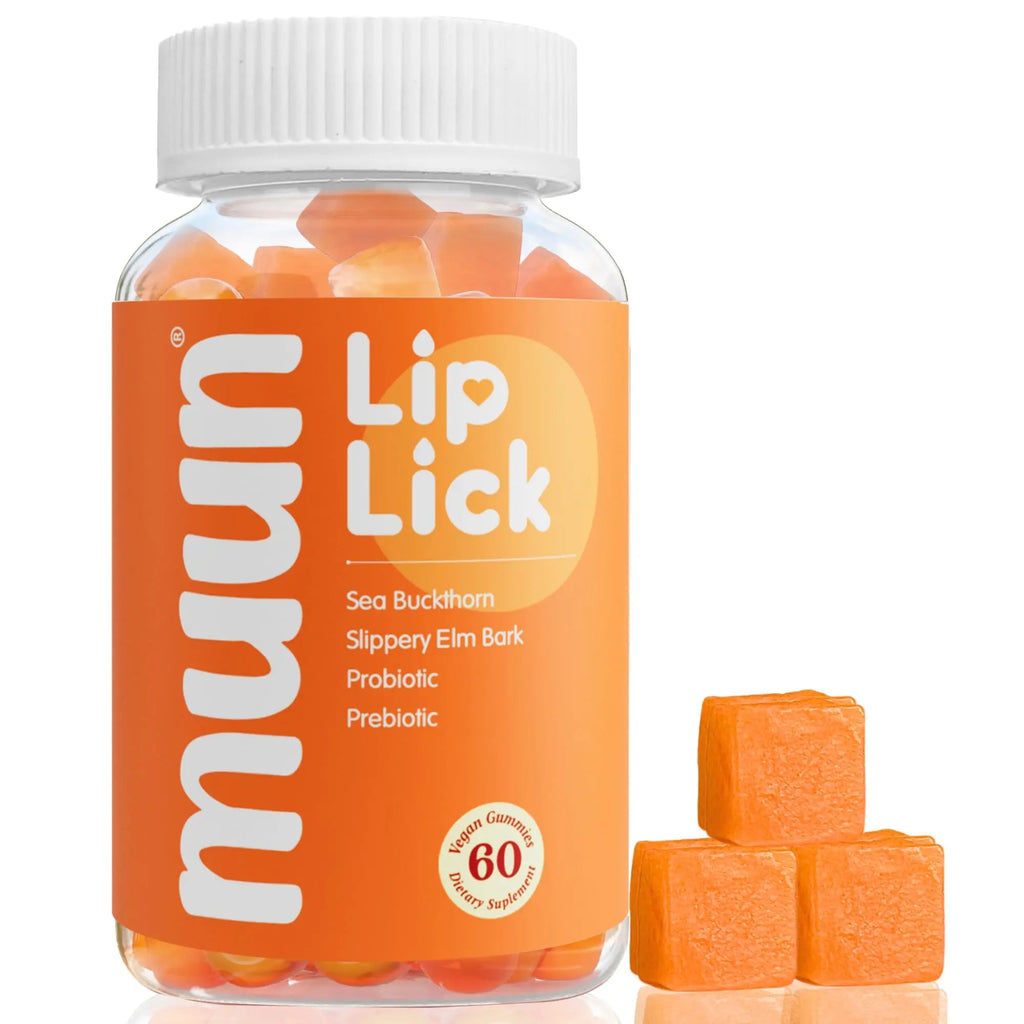 Muun Vaginal Dryness Gummy for Perimenopause Menopause with Slippery Elm Bark, Omega Muun Au supplements