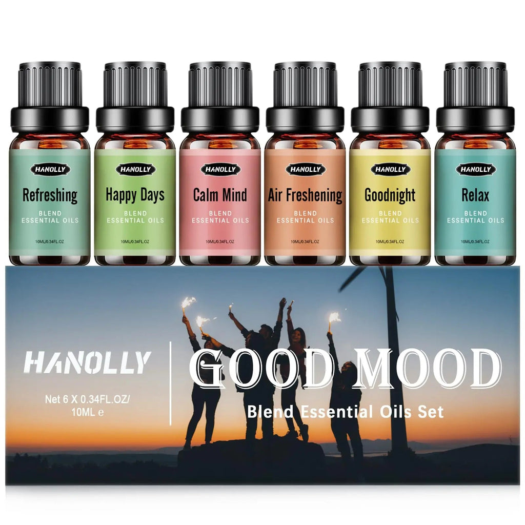 Essential Oils Blend Set, Fragrance Oil Aromatherapy Essential Oils Kit for Diffuser (6x10ML) Hanolly Au supplements