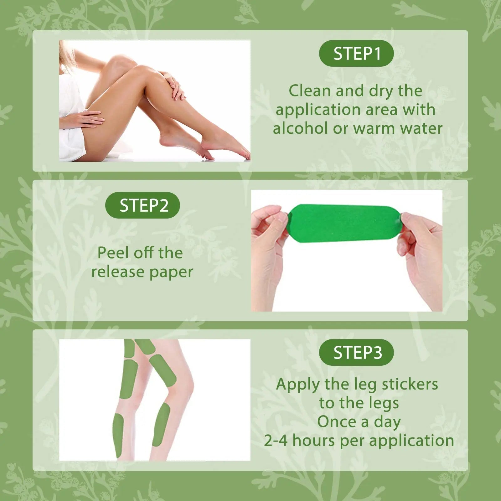Herballegs Cellulite Reduction Patches, 2 Boxes/60PCS HerbalLegs Patches, Herbal Leg Lifting YSIRFD Au supplements