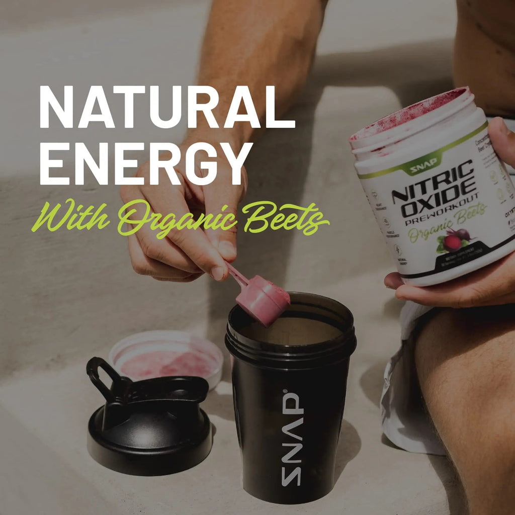 Snap Supplements Preworkout Beet Root Powder, Nitric Oxide Pre Workout with Organic Snap Supplements Au supplements