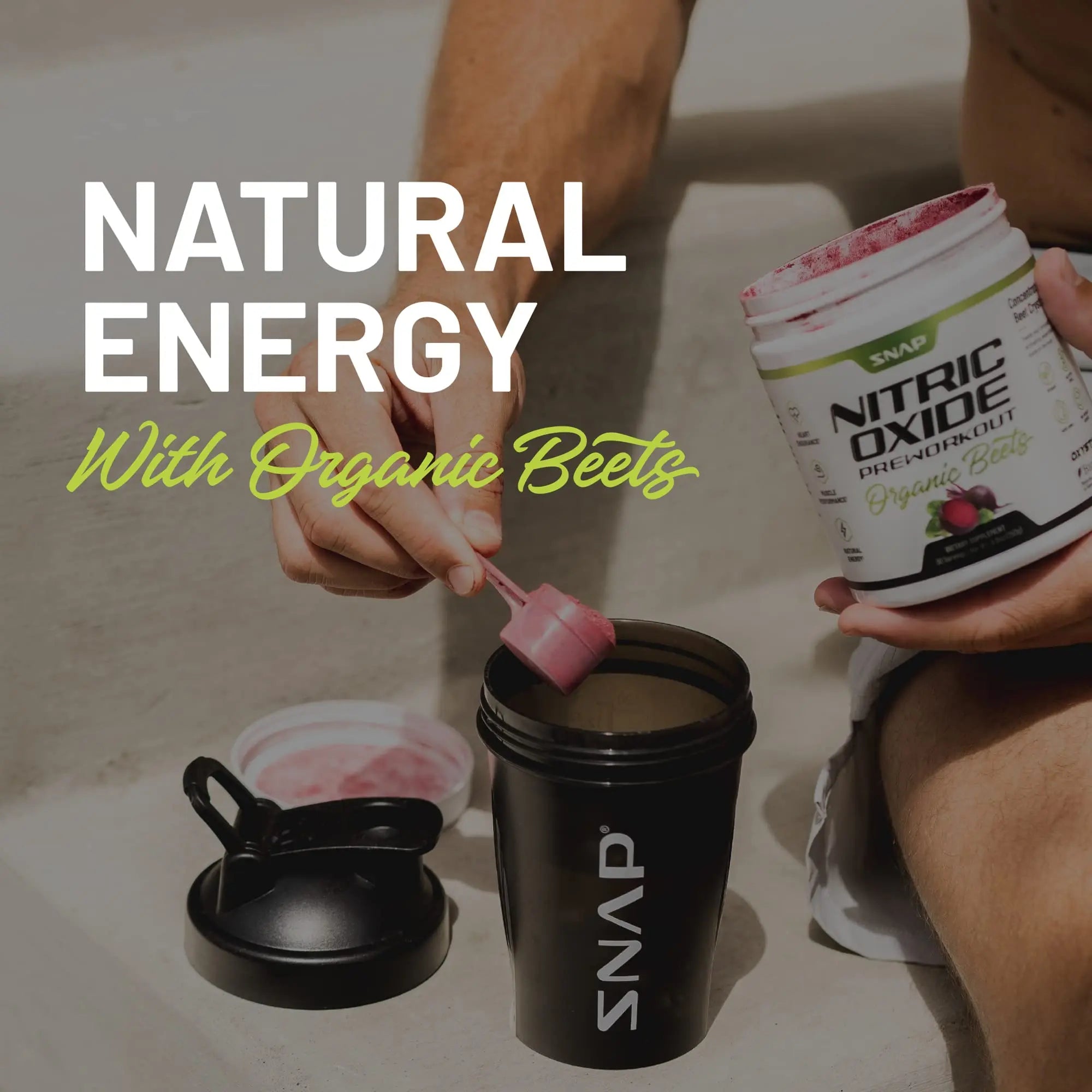 Snap Supplements Preworkout Beet Root Powder, Nitric Oxide Pre Workout with Organic Snap Supplements Au supplements