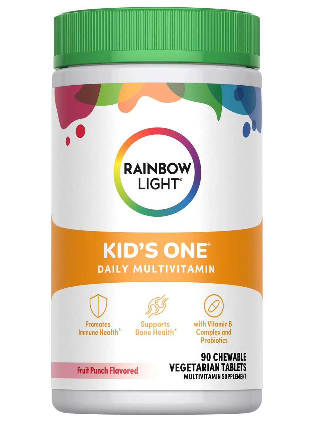 Rainbow Light Kids One Multivitamin Tablets, Provides Healthy Growth and Immune Support, with Vitamin C, Zinc, & B Complex Rainbow Light Au supplements