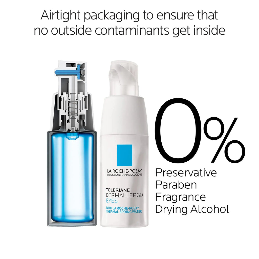 La Roche-Posay Toleriane Dermallergo Eye Cream Soothing Repair Moisturizer, Soothes and Comforts Sensitive Skin La Roche-Posay Au supplements