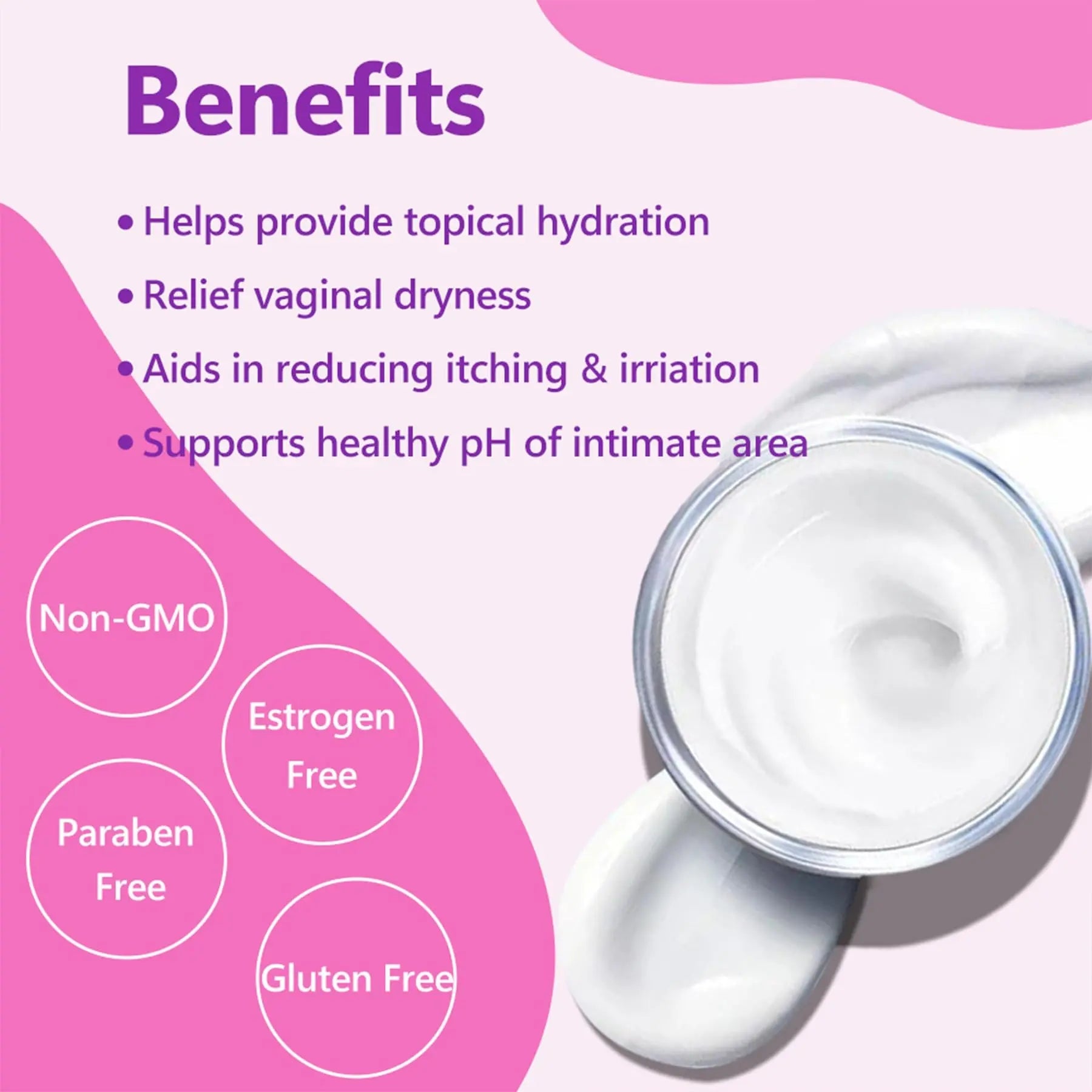 Aromlife Vulva Moisture Balm Cream, for Female Dryness Cure and Support Itching Irritation, Aromlife Au supplements