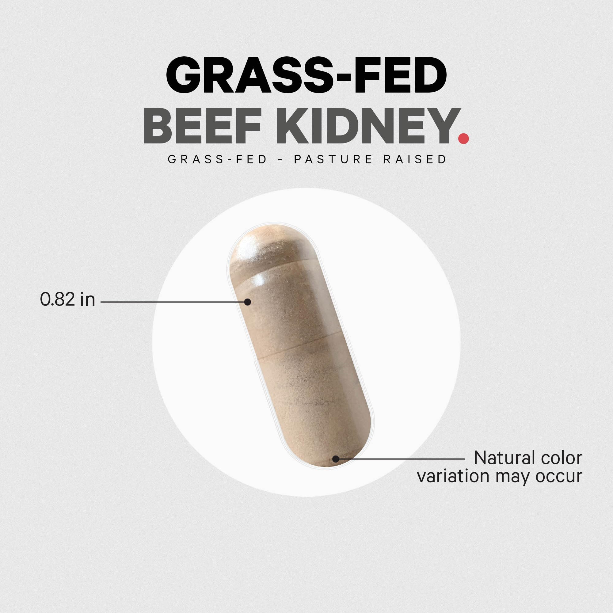 Codeage Grass Fed Beef Kidney Supplement - Freeze Dried, Non-Defatted, Desiccated Glandulars Nutrition Bovine Pills – Pasture Raised Beef Vitamins - Non-GMO -180 Capsules Codeage Au supplements