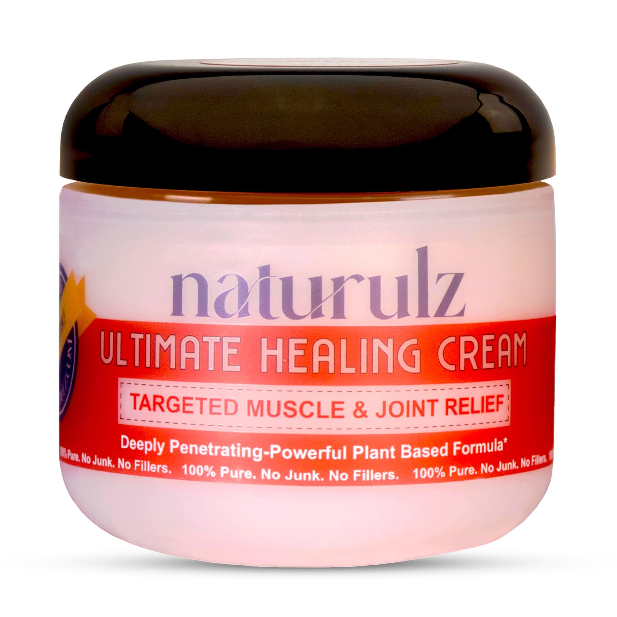 Naturulz Ultimate Healing Cream 4 ounce All-Natural Extra Strength Muscle Rub & Joint Topical for Back, Neck & Shoulder Discomfort with Arnica, Calendula & Capsaicin. 'NO JUNK' Extra Strength Formula. Naturulz Au supplements
