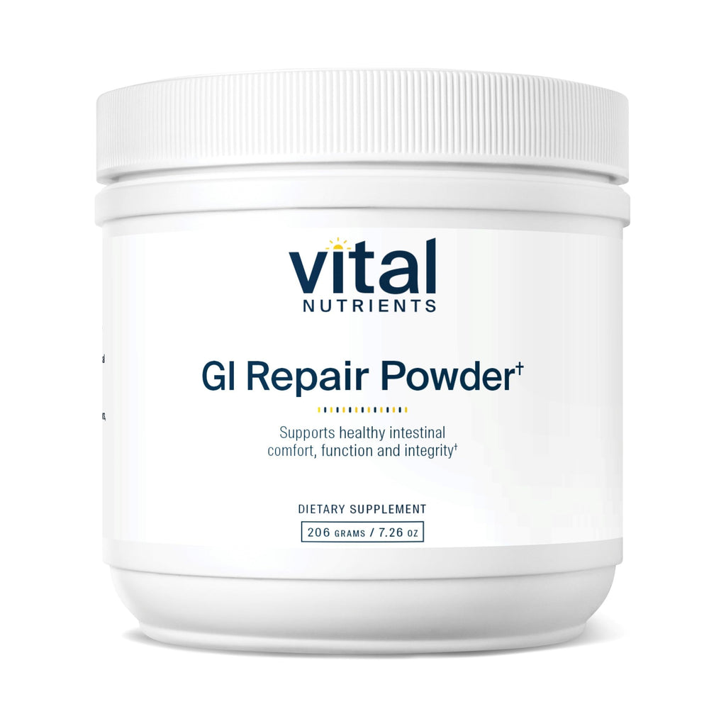 Vital Nutrients GI Repair Powder - Leaky Gut Powder with L Glutamine and Zinc - Digestive Enzyme Supplement to Support Gut Health
