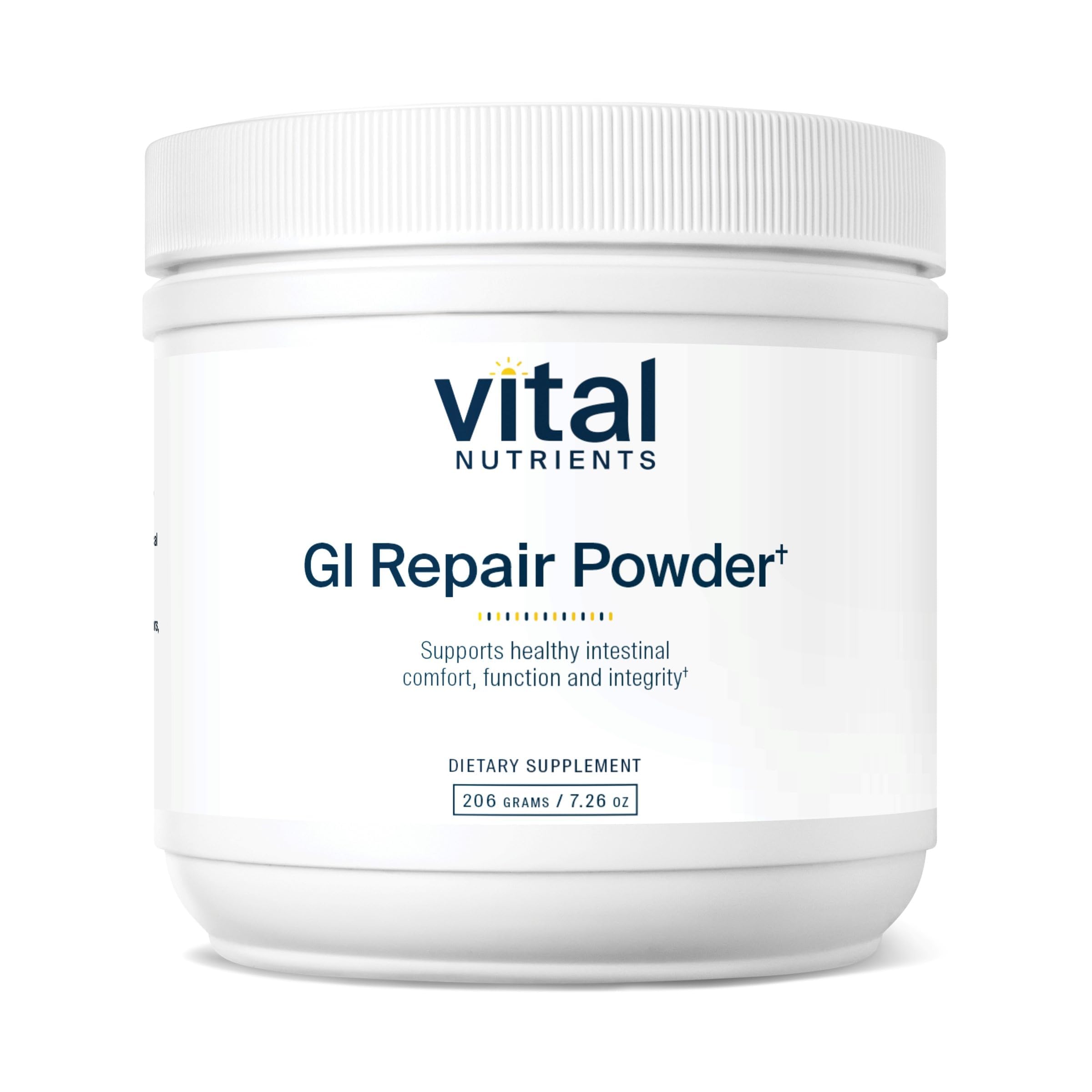 Vital Nutrients GI Repair Powder - Leaky Gut Powder with L Glutamine and Zinc - Digestive Enzyme Supplement to Support Gut Health