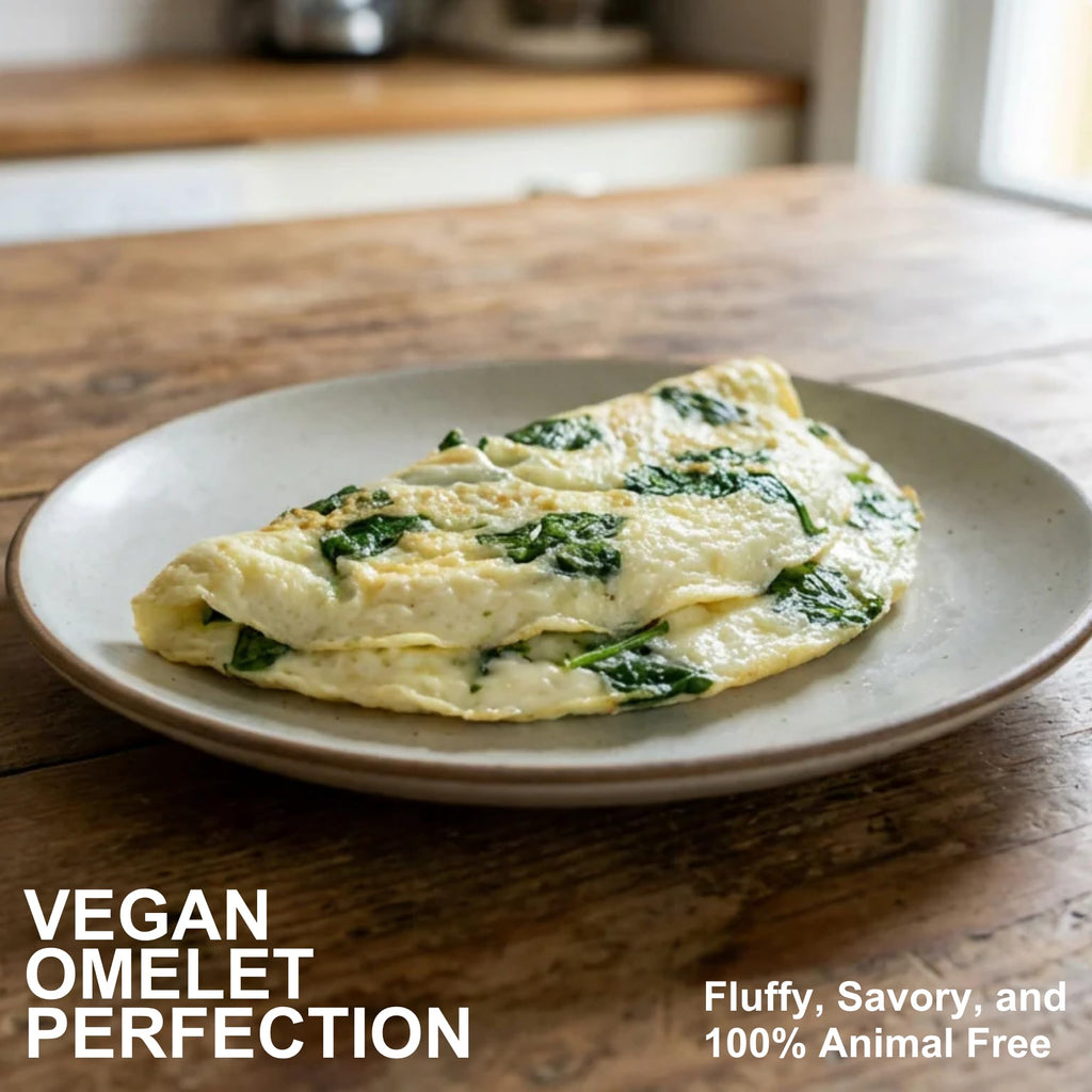 Healthier Comforts Animal-Free Egg White Protein Powder | Make Vegan Egg Omelets, Angel Food Cake, Meringue, Protein Shakes | Whips and Binds Just Like Traditional Egg Whites (8 oz)