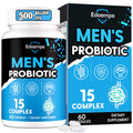 Probiotics for Men, 500 Billion CFUs 12 Strains, Mens Probiotics for Gut Health*, Digestive Health*, Energy, Prostate & Urinary Tract*, with Cranberry, Goji, Turmeric & Amla, Shelf Stable, 60 Caps Edoempe Au supplements