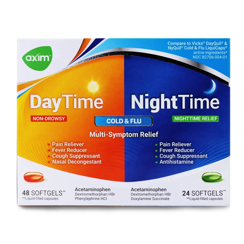 AXIM Day & Night 325-15-5-6.25 mg x 72 softgels AXIM Au supplements