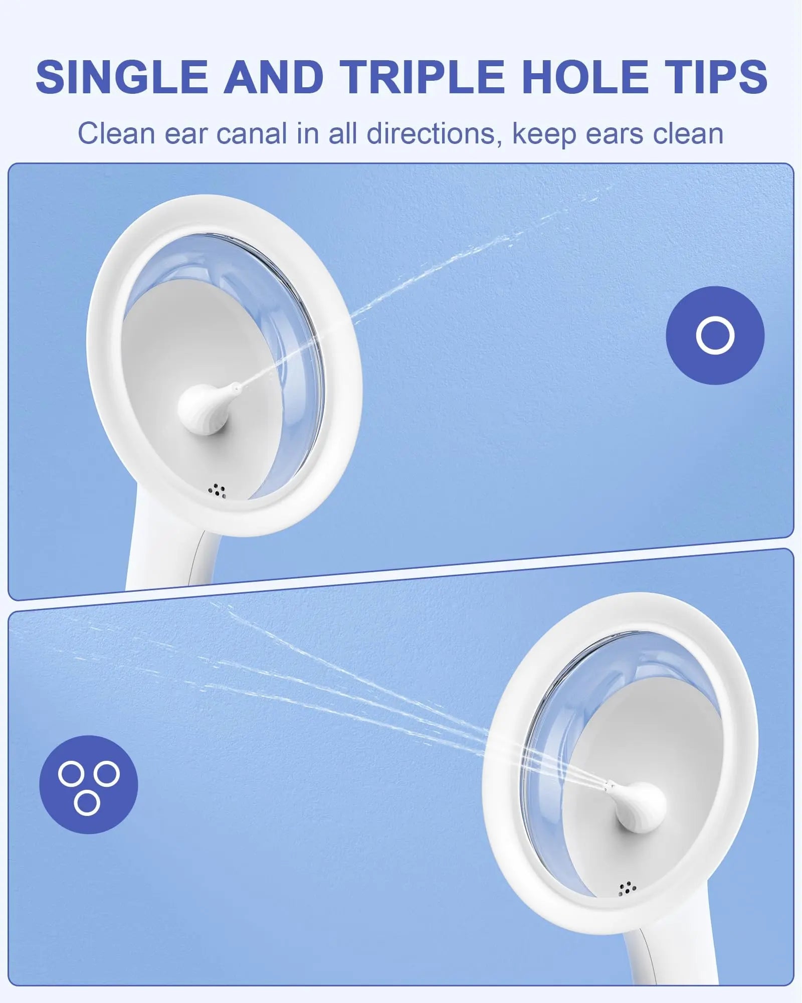 Water Powered Ear Cleaner, Ear Wax Removal Kit with Sewage System KAUGIC Au supplements