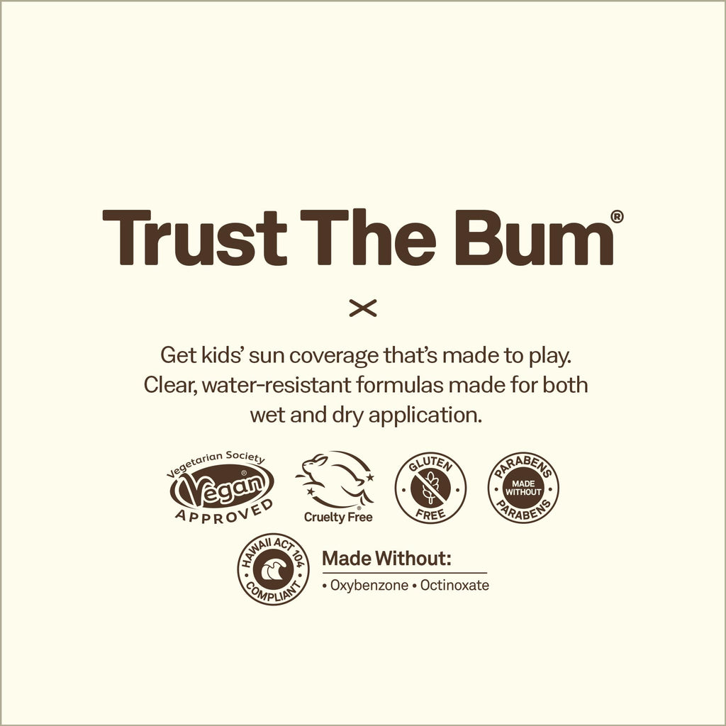 Sun Bum Kids SPF 50 Clear Face Stick Sunscreen - Wet or Dry Skin Application Broad Spectrum Sunscreen with Vitamin E