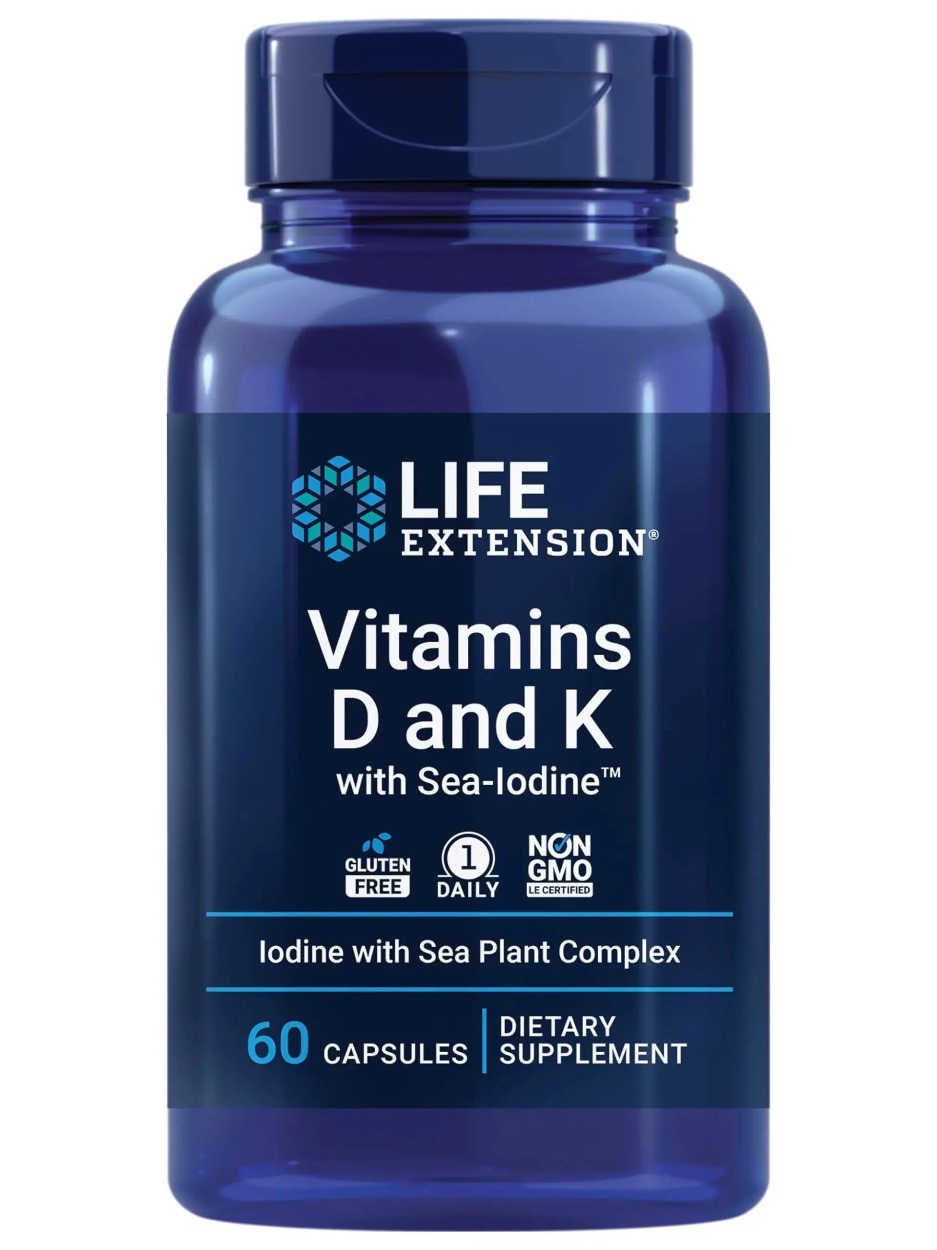 Life Extension One-Per-Day Multivitamin – Packed with Over 25 Vitamins, Minerals & Plant Extracts & Vitamins D and K with Sea-Iodine, Vitamin D3, Vitamin K1 and K2, Iodine Life Extension Au supplements