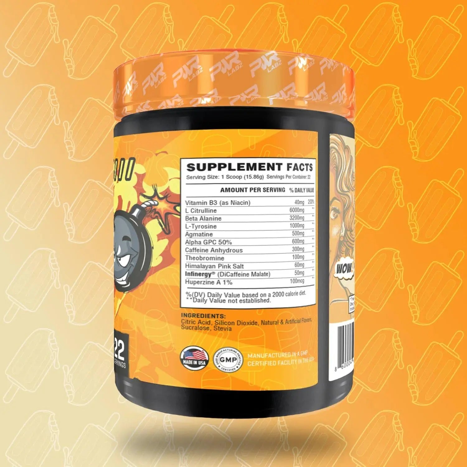 PWR Labz Blast Pre Workout - Pump · Focus · Energy · L-Citrulline, L-Tyrosine, Agmatine PWR Labz LLC Au supplements