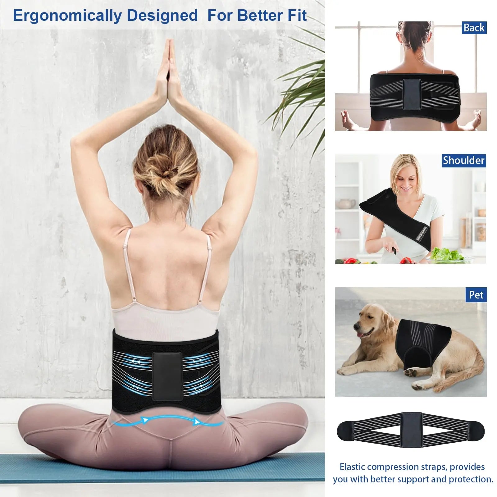 Red Light Therapy Belt, Infrared Light Therapy Device with Partition Control and Remote Control KingPavonini Au supplements