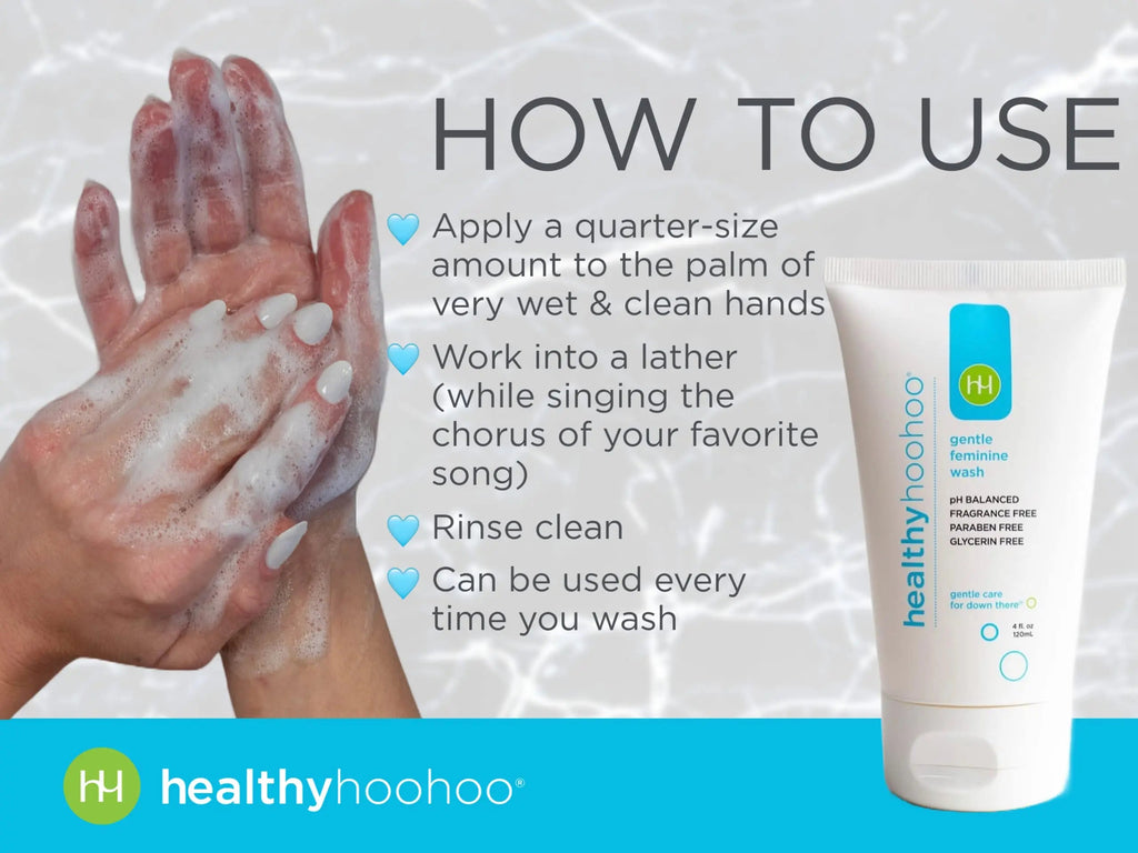 healthy hoohoo Gentle Feminine Wash - Organic Ingredients, pH Balanced, Fragrance Free healthy hoohoo Au supplements