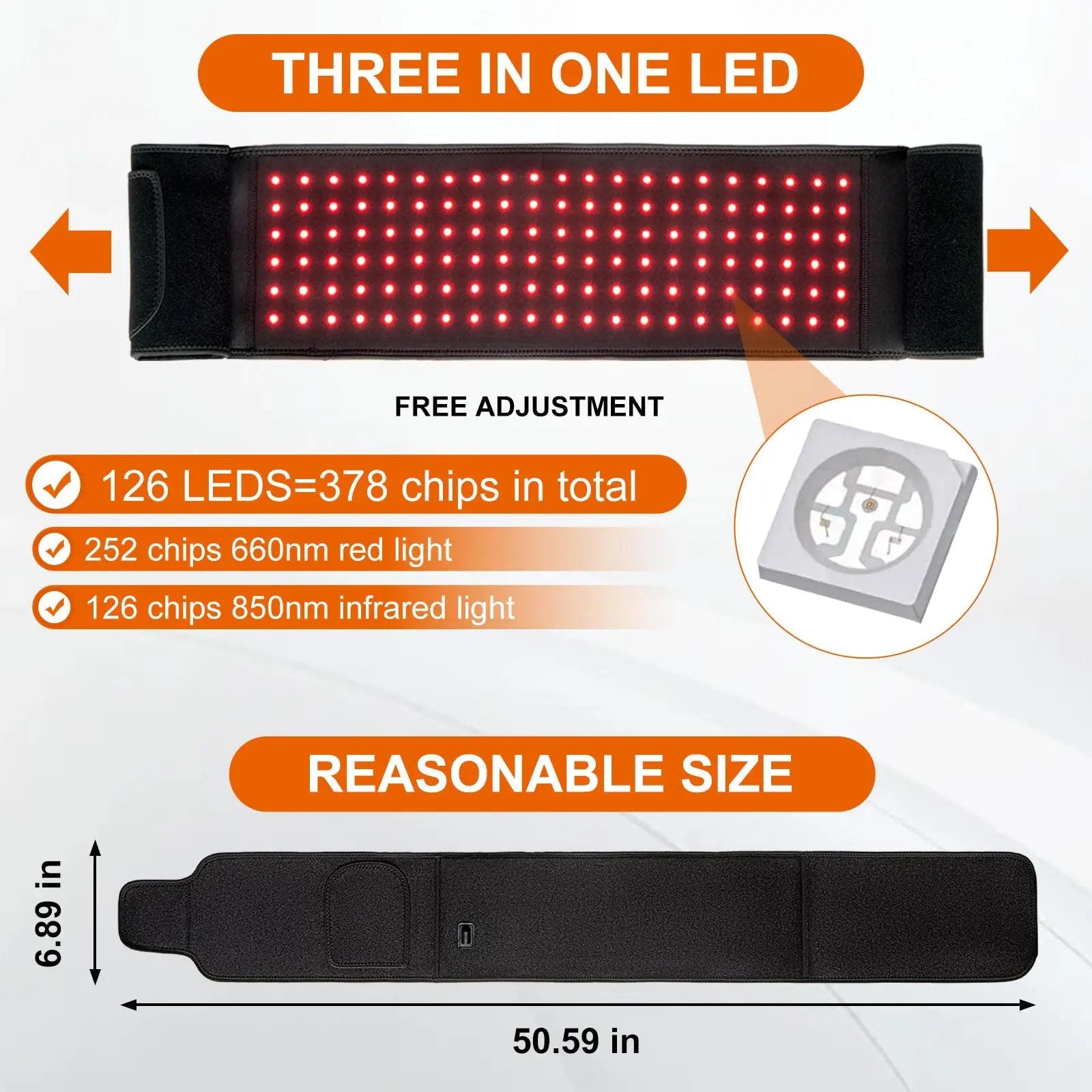 EquiZen Red Light Therapy Belt - Red Light Therapy for Body, Infrared Light Therapy Device EquiZen Au supplements