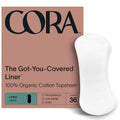 Cora Period Long Liners | 100% Organic Cotton Topsheet | Ultra Thin, Quick Absorbency Cora Au supplements