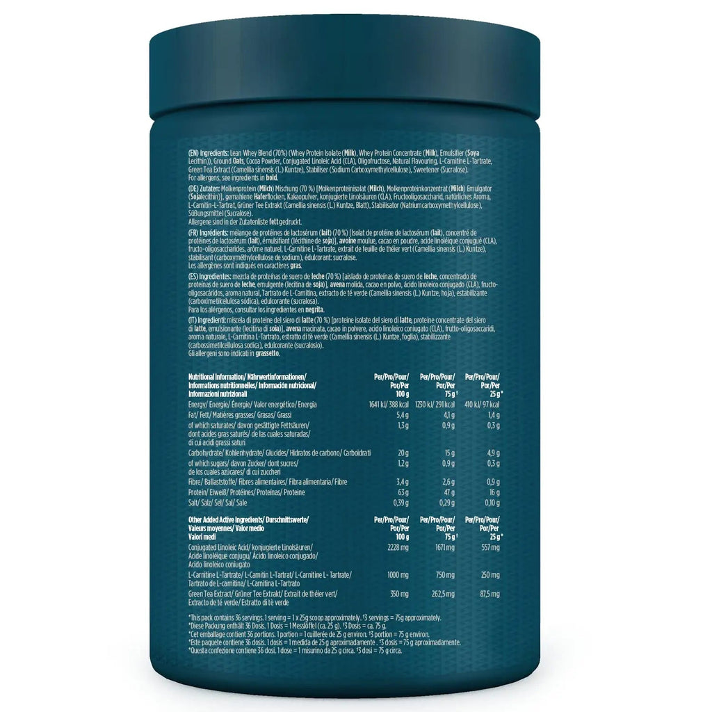 Kinetica Lean Protein Powder, Low Calorie, Grass Fed Whey, 72 Servings, Smooth Chocolate, 1.8kg Kinetica Au supplements