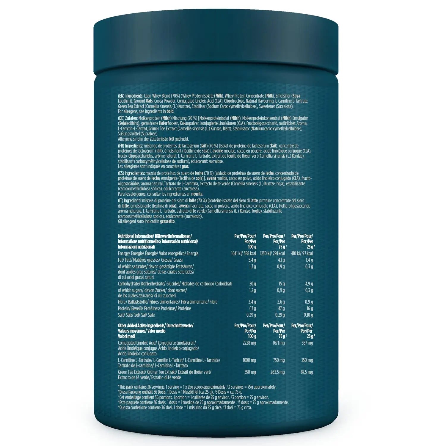 Kinetica Lean Protein Powder, Low Calorie, Grass Fed Whey, 72 Servings, Smooth Chocolate, 1.8kg Kinetica Au supplements