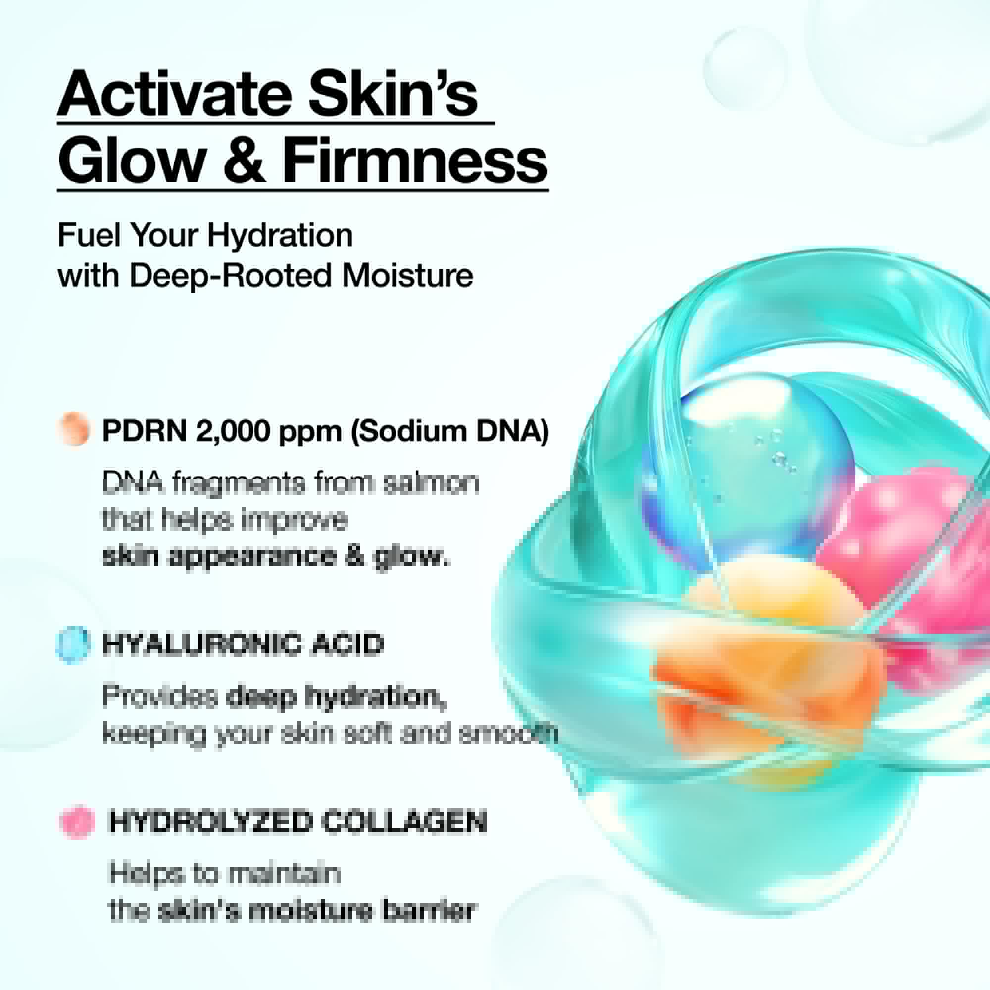 ANUA PDRN Collagen Glow Facial Serum Spray, Hydrating Face Mist, Hyaluronic Acid