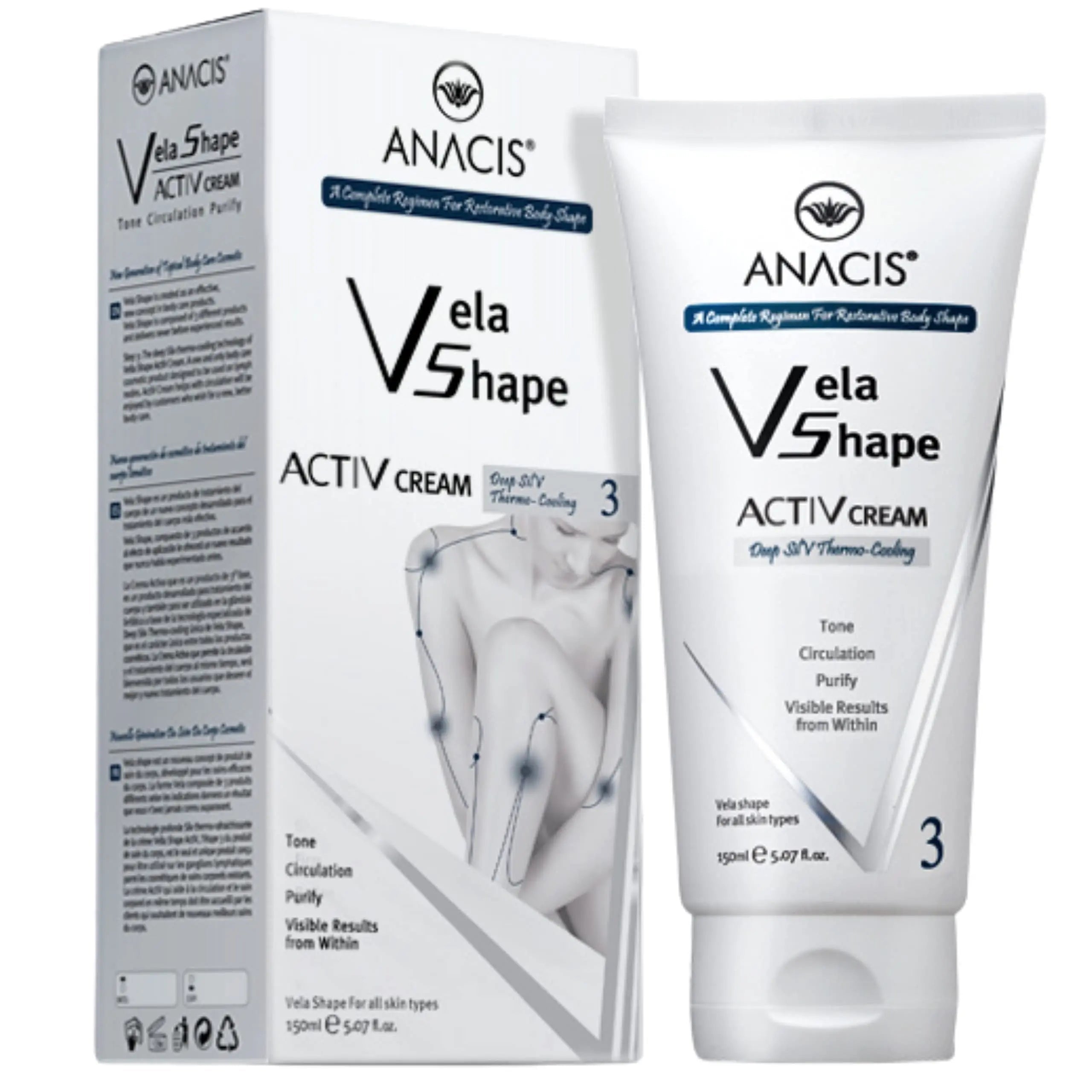 Cellulite Control Cream Active Body Contour Firming Tightening Toning. Anacis 5.07Oz Anacis Au supplements