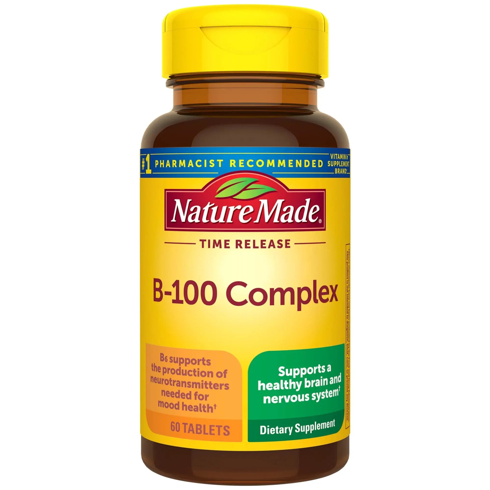 Nature Made Time Release Vitamin B-100 High Potency B Complex, Dietary Supplement Nature Made Au supplements