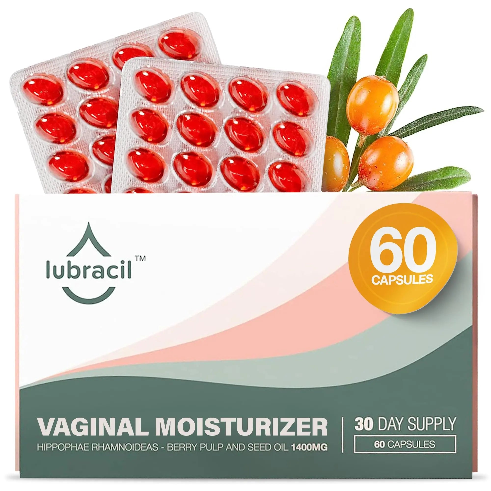 Lubracil – Moisturizer, Feminine Products for Dryness Ease with Sea Buckthorn, Omega 6, 7, & 9 Lubracil Au supplements