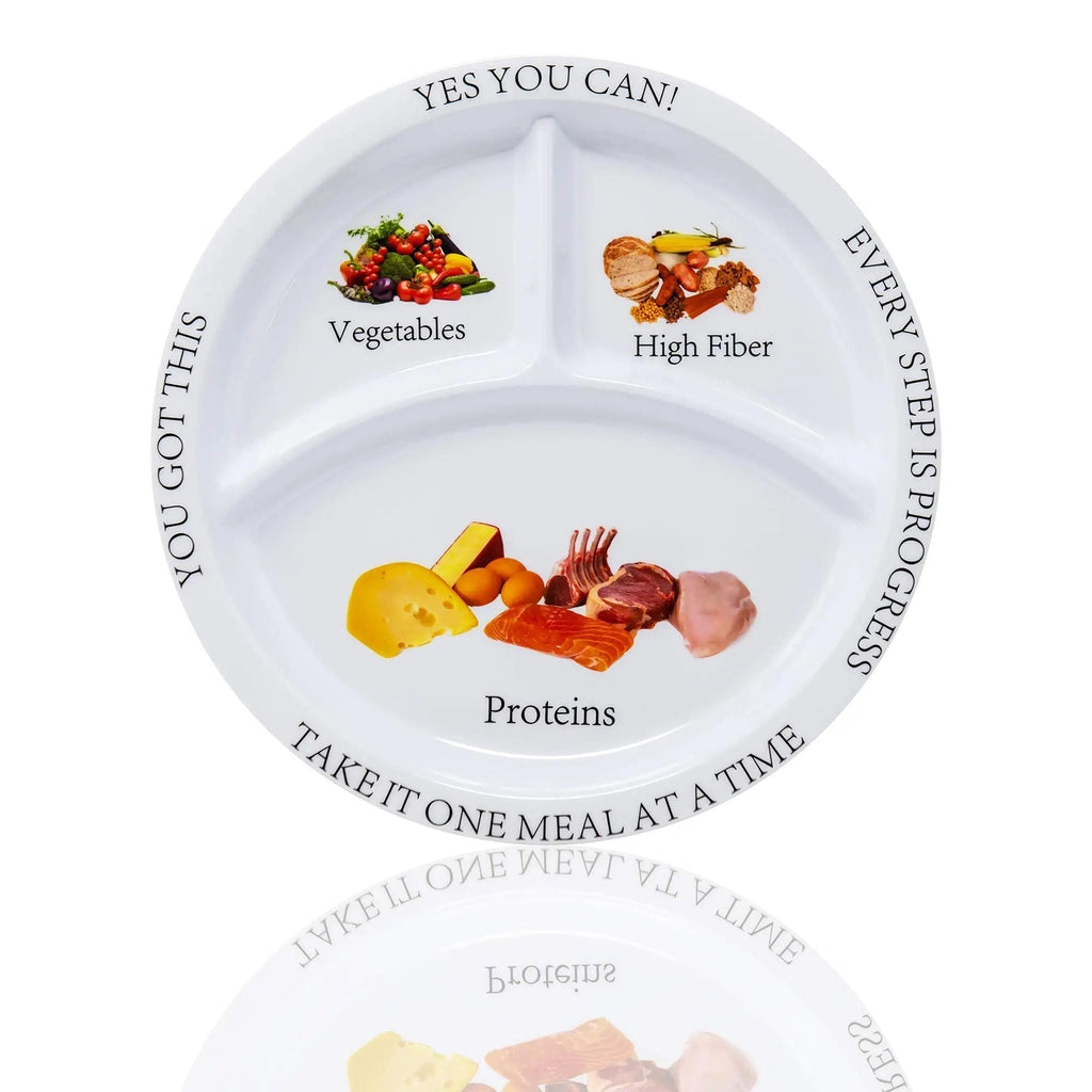 Bariatric Portion Control Nutritional Plates Weight Loss for Adults (2 Pack) Universal Body Labs Au supplements