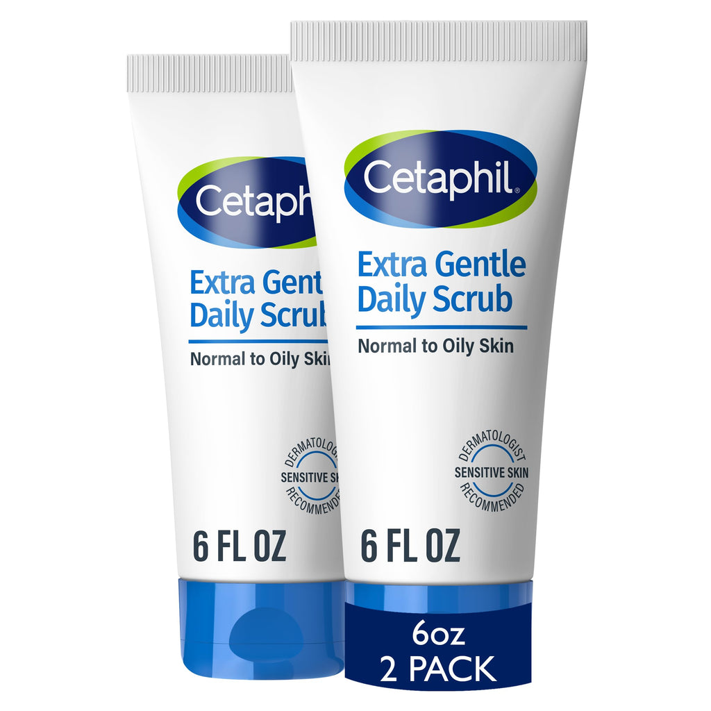 Cetaphil Exfoliating Face Wash, Extra Gentle Daily Face Scrub, Gently Exfoliates & Cleanses