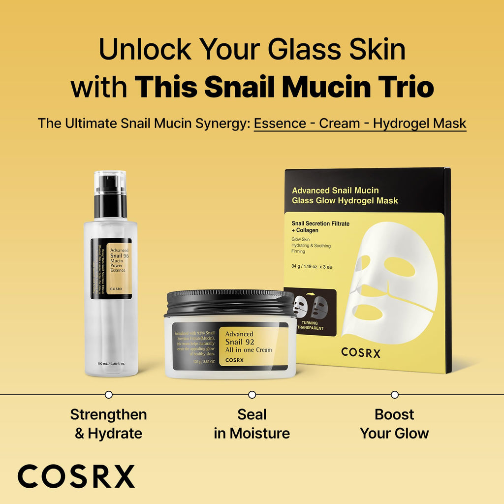 COSRX Snail Mucin Repairing Serum 100ml, Hydrating Serum for Face with Snail Secretion