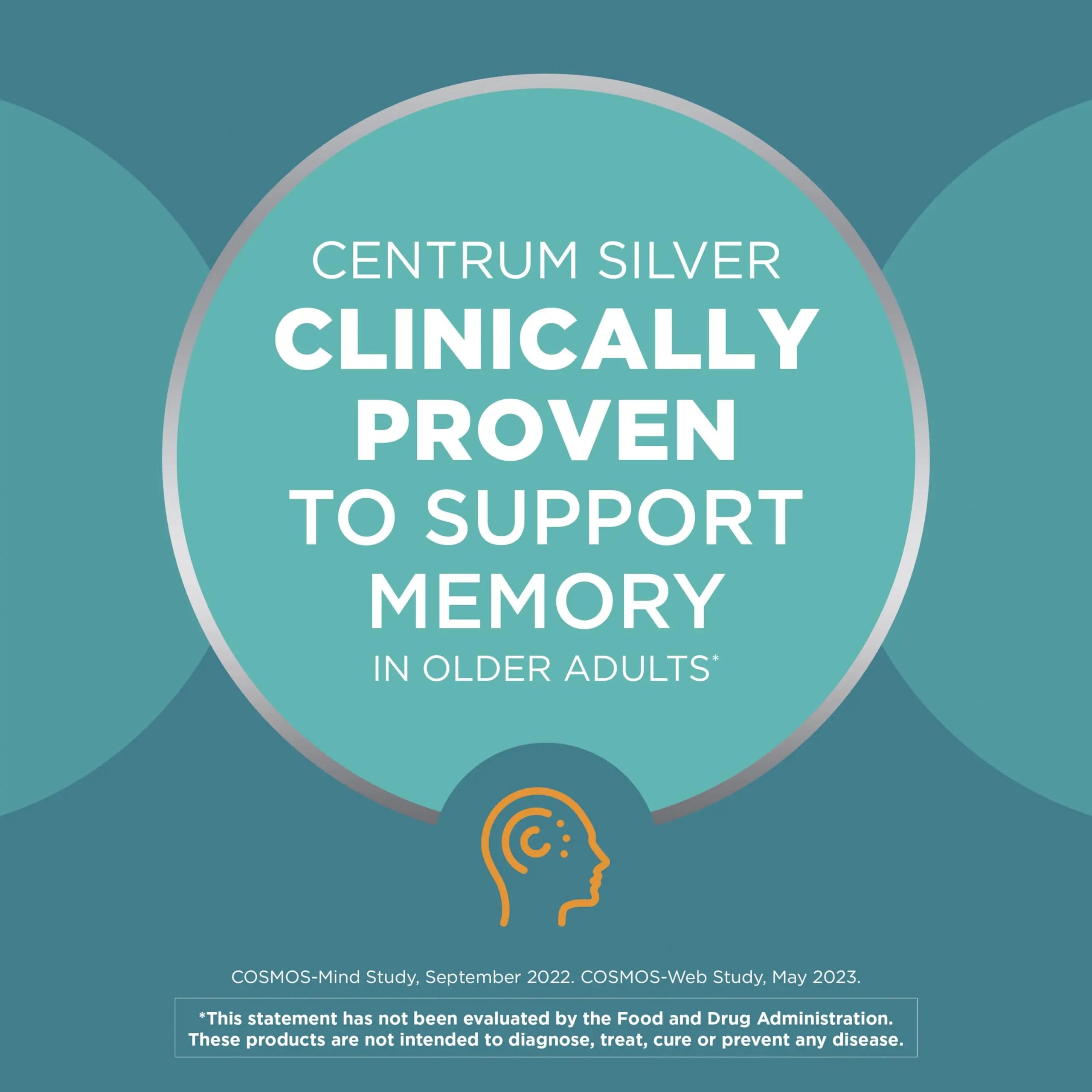 Centrum Silver Multivitamin for Adults 50 Plus, Multivitamin/Multimineral Supplement, Vitamin D3, B-Vitamins, Gluten Free Centrum Au supplements