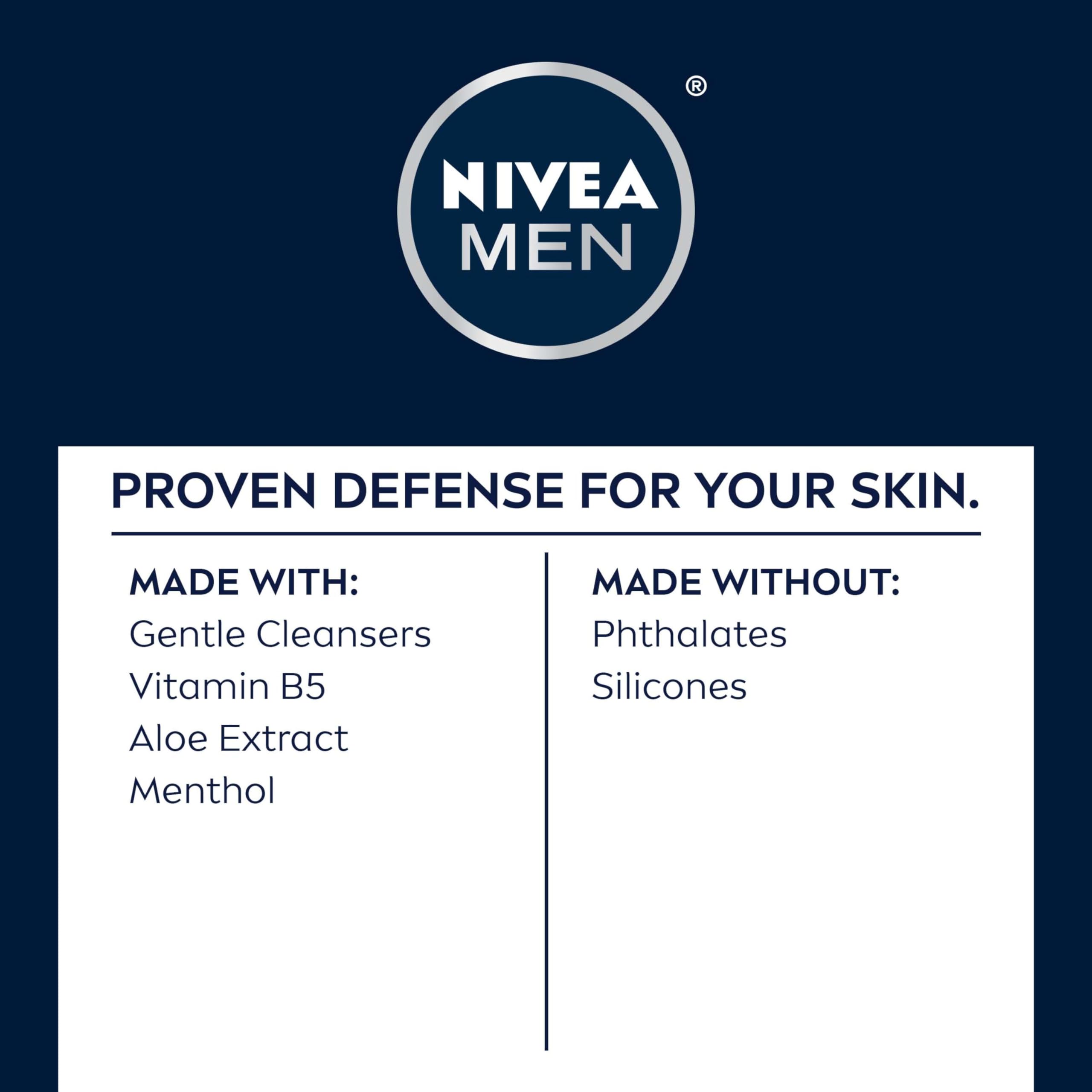 NIVEA MEN Maximum Hydration Face Wash, Face Wash with Provitamin B5 and Aloe Vera