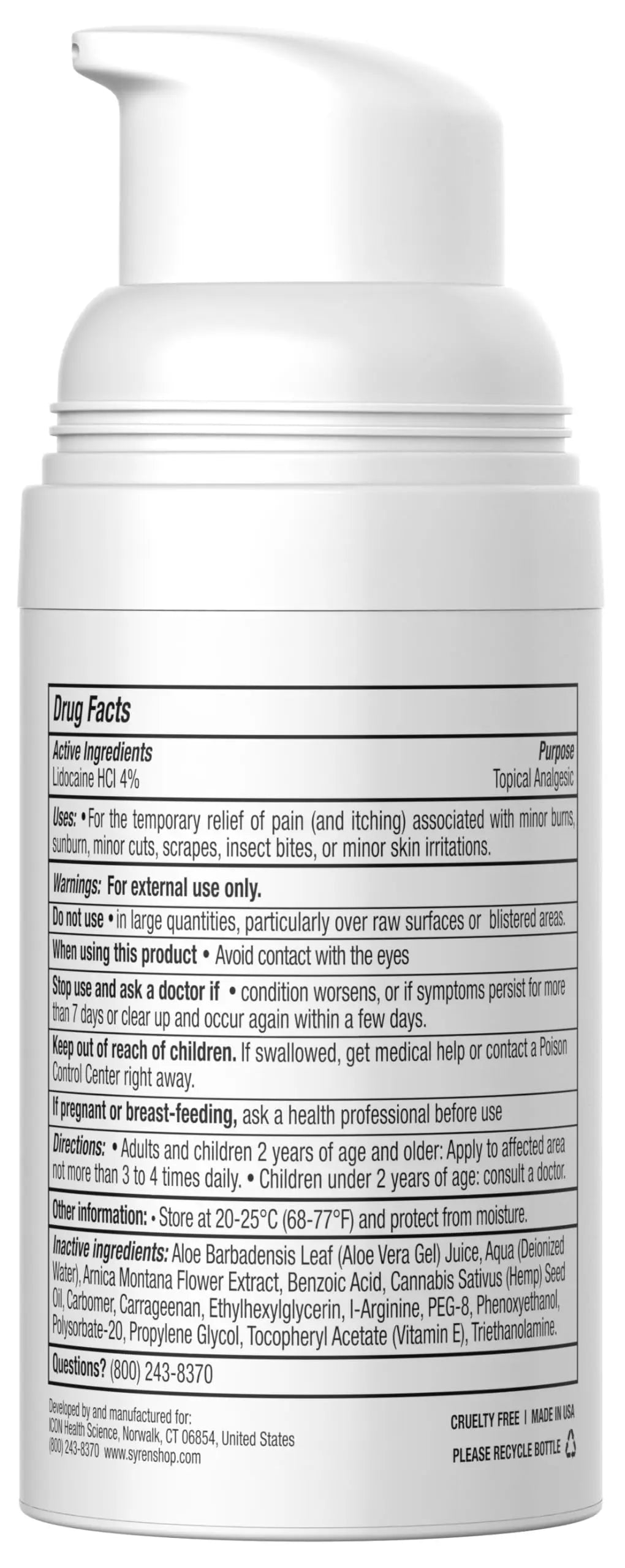 Syren Intimate Relief - Intimate Pain Relieving Gel - Relieves Vulva Pain, Throbbing, Spasms SYREN Au supplements