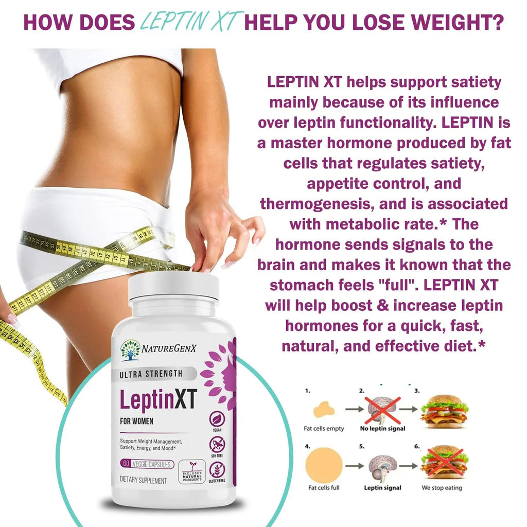 NatureGenX LeptinXT - Leptin Supplements for Weight Loss for Women - Extra Strength NatureGenX Au supplements