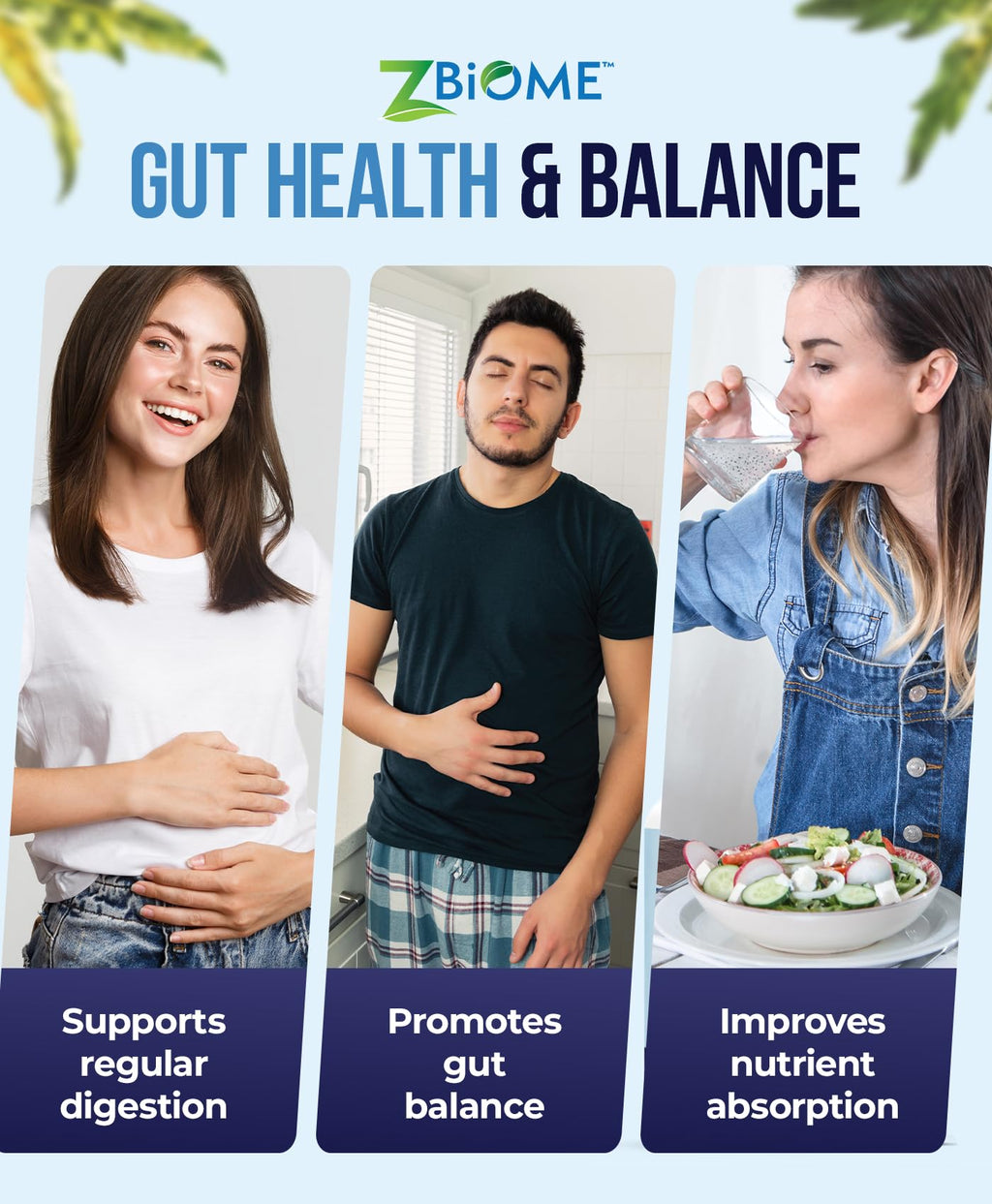 Prebiotics and Probiotics for Men & Women – 60 Billion CFU with 10 Strains – Pre and Probiotics with Acidophilus for Immune, Gut Health, Digestive Support, Constipation,Diarrhea, Gas & Bloating -30ct ZBIOME Au supplements